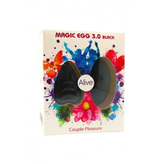 Oeuf vibrant télécommandé Magic egg 3 - noir 2